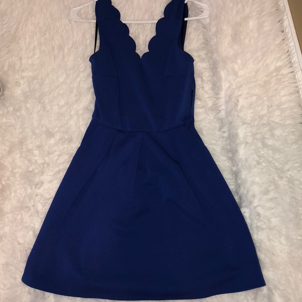 Royal blue homecoming dress